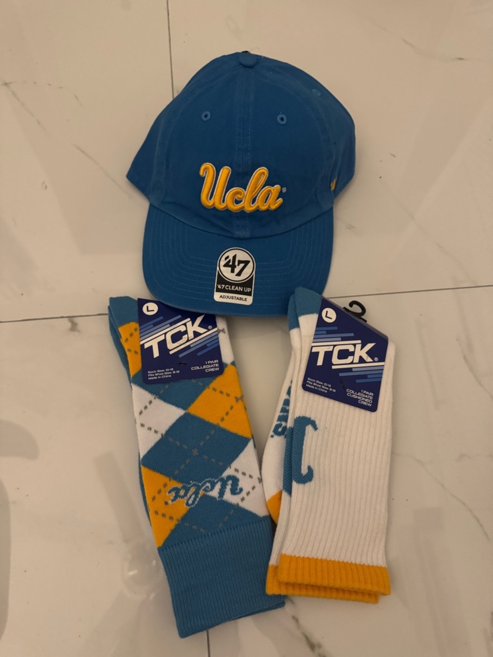 UCLA Blue Cap with 2 socks